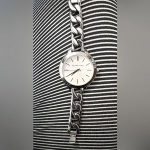 Ladies Michael Kors Silver Watch